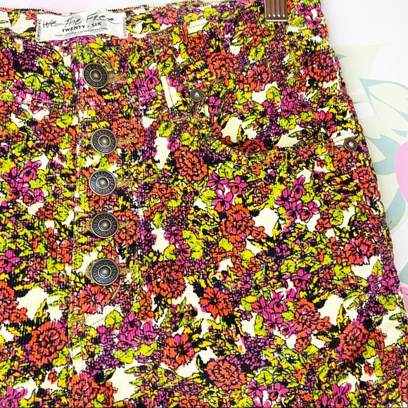 NEW Free People Sun Chaser Floral Skinny Pants - Picture 9 of 16